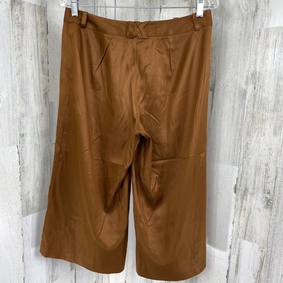 Tommy Bahama Women's Brown Silk Blend Capri Dress Pants‎ Sz 6 - Picture 3 of 9